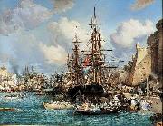Jules Joseph Lefebvre Port de Brest oil painting artist